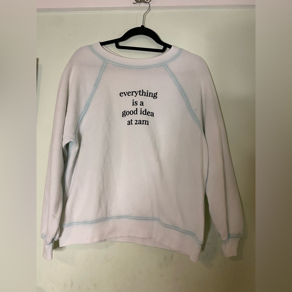 XS Wildfox Light Blue Crew Neck
